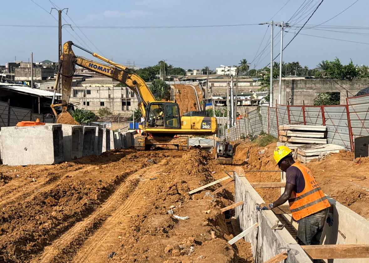 Abobo : les travaux de voirie en pleine progression